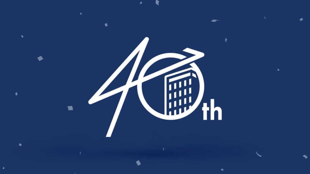 Toyoko Inn 40th anniversary logo